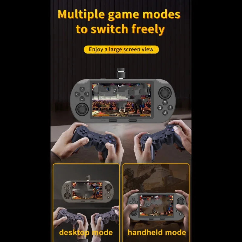 Handheld Retro Game Console – Supports MAME, PS1, FC, SFC, MD, GB, GBA, Atari & More