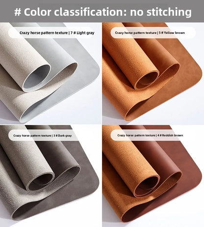 Waterproof PU Desk Mat Set – Large Non-Slip Mouse & Keyboard Pads with Wrist Rest