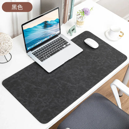 Waterproof PU Desk Pad – Large Non-Slip Mouse & Keyboard Mat, Easy to Clean