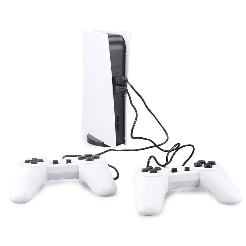 GS5 Retro Game Console – 200 Classic 8-Bit Games, USB Wired Dual Controllers