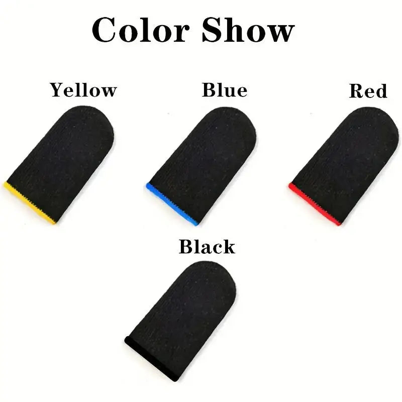 Mobile Game Fingertip Gloves For PUBG Gamer Sweatproof Anti-slip Touch Screen Finger Sleeve Breathable Gaming Finger Cover