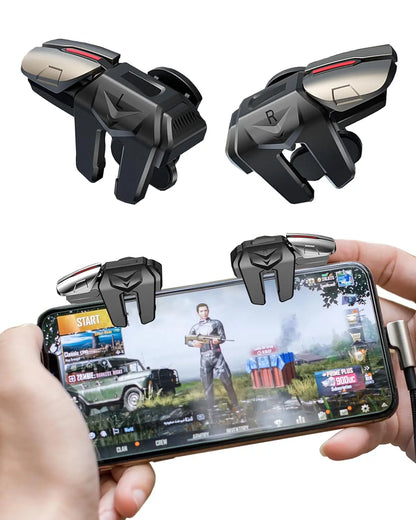 G21 Mobile Phone Game Trigger Gamepad Joystick 6-Finger Aim Shooting L1 R1 Key Button Game Fingertips For PUBG Game Controller