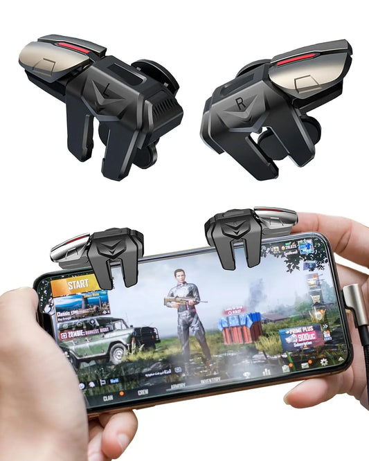 G21 Mobile Phone Game Trigger Gamepad Joystick 6-Finger Aim Shooting L1 R1 Key Button Game Fingertips For PUBG Game Controller