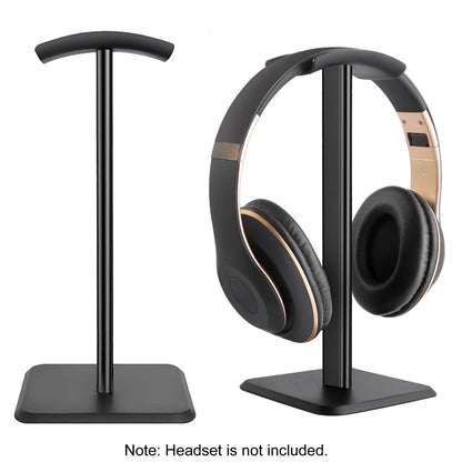 Universal Aluminum Headphone Stand – Flexible Metal Headset Holder