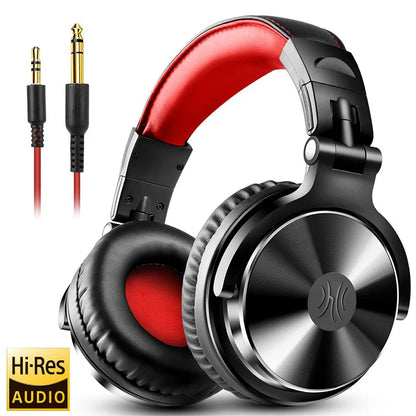 OneOdio Wired Professional Studio Headphones – DJ Over-Ear with Mic, Hi-Res