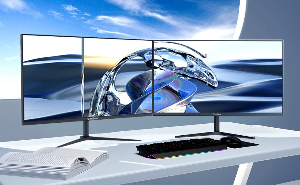 GreBear 27″ Full HD IPS Monitor – 75Hz, HDMI/VGA