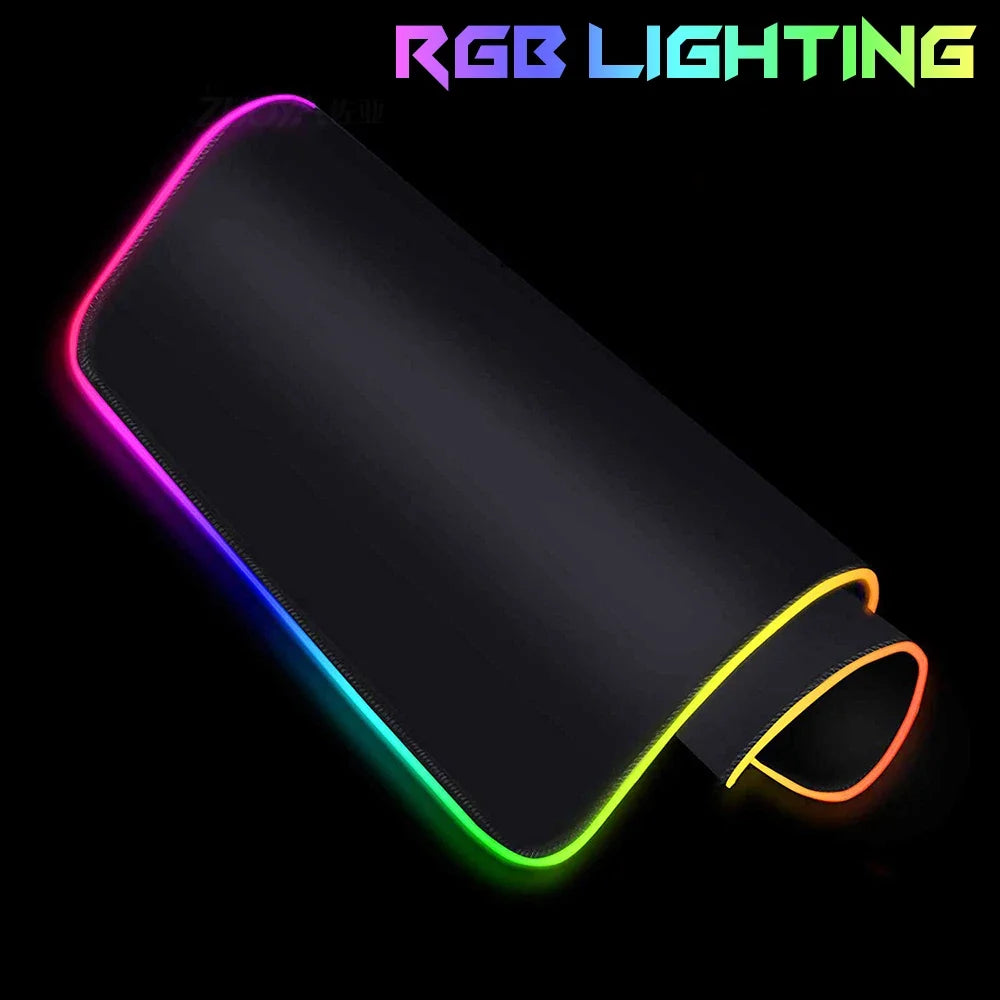 Redragon RGB LED Gaming Mouse Pad – Anti-Skid Desk Mat for PC & Laptop