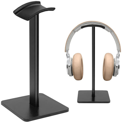 Universal Aluminum Headphone Stand – Flexible Metal Headset Holder