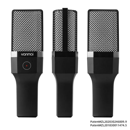 Gaming Computer Professional Condenser Microphone Mic PC Laptop USB Wired Live Streaming Podcast Studio Mike Kit Gamer Karaoke