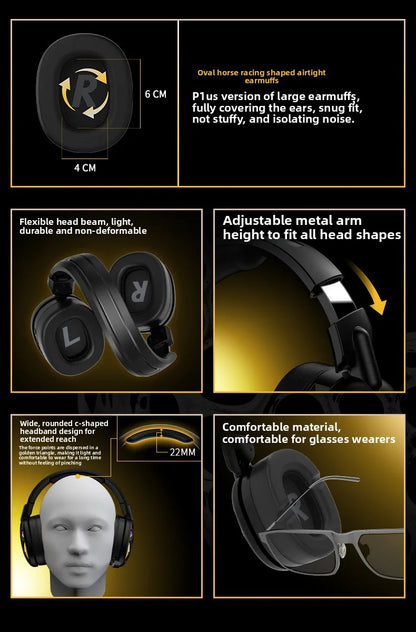 New! Premium Wireless Gaming Headset with Hi - Fi sound & 3.5mm RGB for PC/PS. Wired option available.