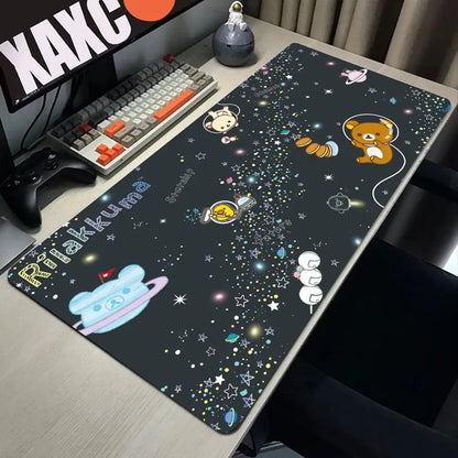 Large Mouse Pad Xxl Rilakkuma-es Mousepad Gamer Office Accessories Pc Cabinet Games Desk Mat Computer Desks Keyboard Gaming Mats
