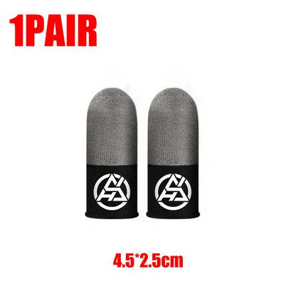 Sweat-Proof Game Gloves Luminous Finger Sleeve Breathable Finger Cots Cover Sensitive Mobile Touch Glove for PUBG Phone Games