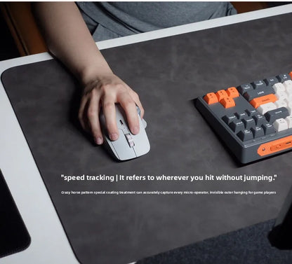 Waterproof PU Desk Mat Set – Large Non-Slip Mouse & Keyboard Pads with Wrist Rest