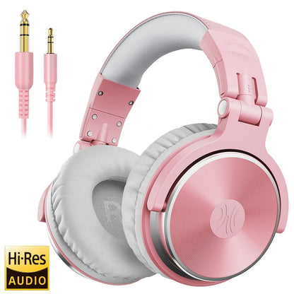 OneOdio Wired Professional Studio Headphones – DJ Over-Ear with Mic, Hi-Res