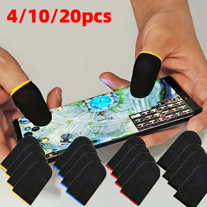 Mobile Game Fingertip Gloves For PUBG Gamer Sweatproof Anti-slip Touch Screen Finger Sleeve Breathable Gaming Finger Cover