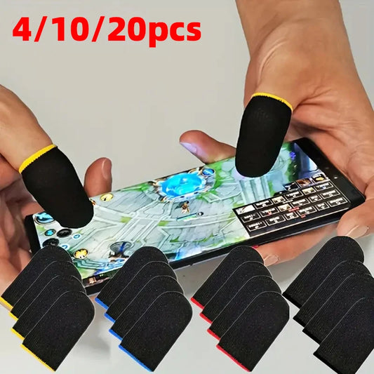 Mobile Game Fingertip Gloves For PUBG Gamer Sweatproof Anti-slip Touch Screen Finger Sleeve Breathable Gaming Finger Cover