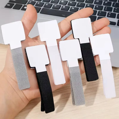 Reusable Self-Adhesive Cable Organizer Straps – Desk Wire & Cord Management