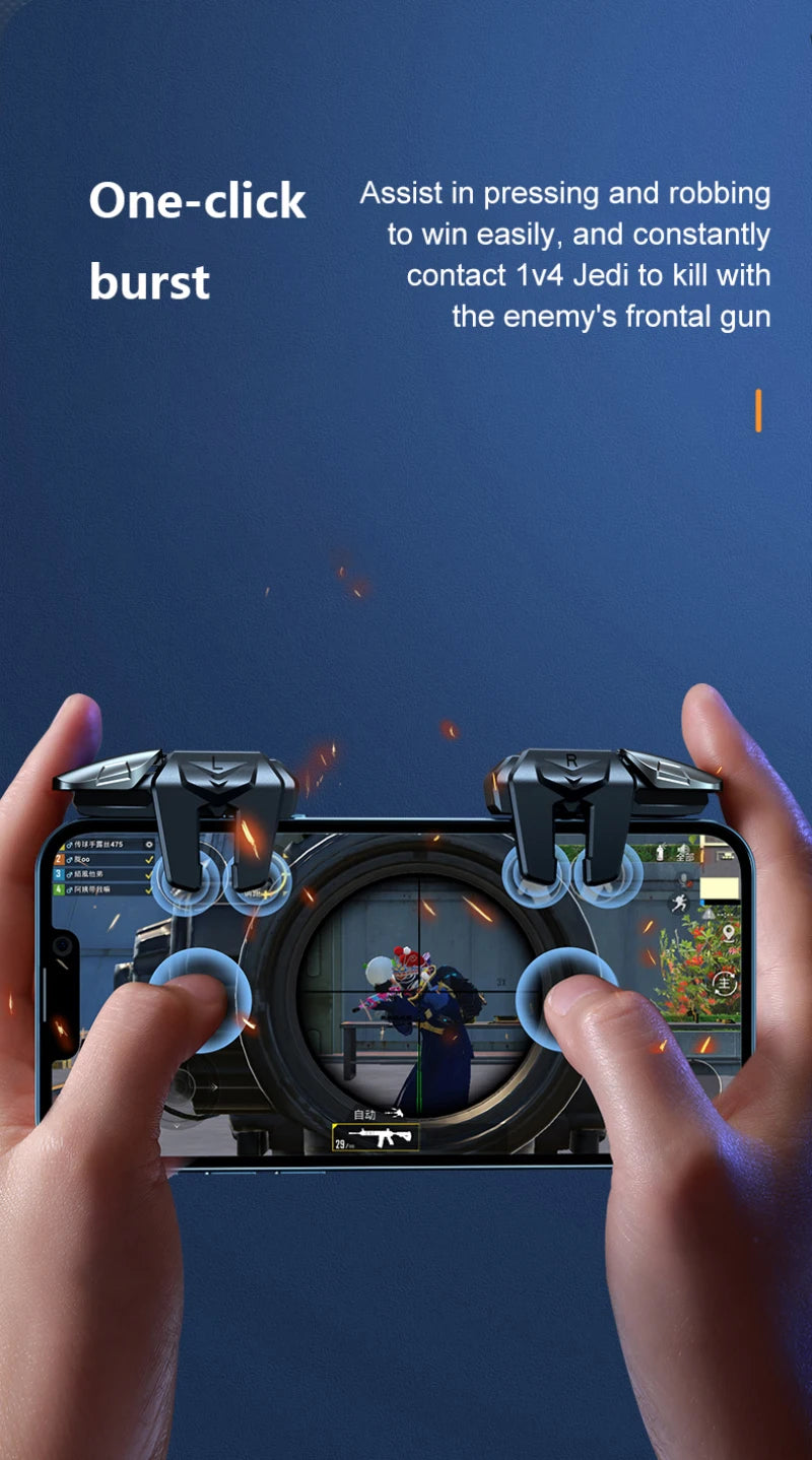 Trigger Pubg Mobile Gaming Accessories Cell Controller For iPhone Android Phone L1 R1 Accesories Game Joystick Gamepad Kit Gamer