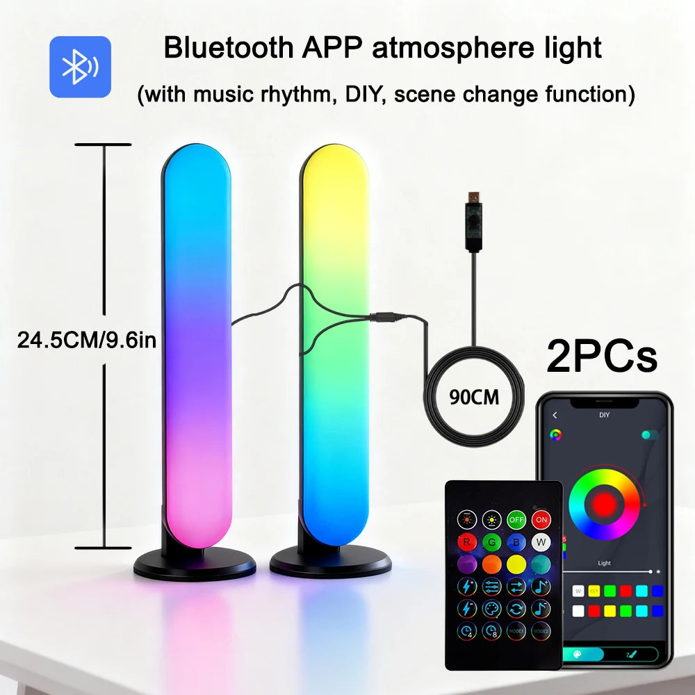 RGB USB LED Light Bar – Color-Changing TV Backlight with Music Sync