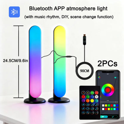 RGB USB LED Light Bar – Color-Changing TV Backlight with Music Sync