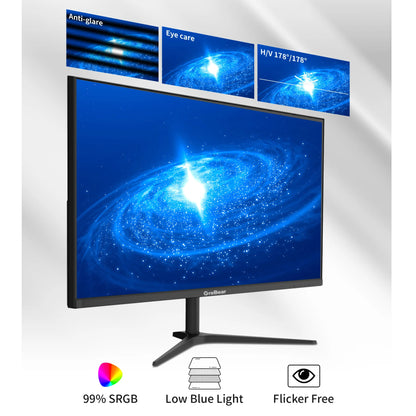 GreBear 27″ Full HD IPS Monitor – 75Hz, HDMI/VGA